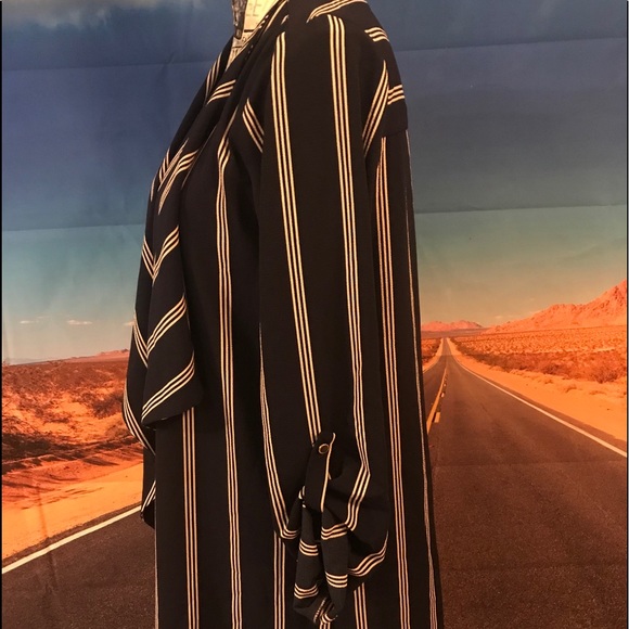 Navy striped jacket - Picture 12 of 16